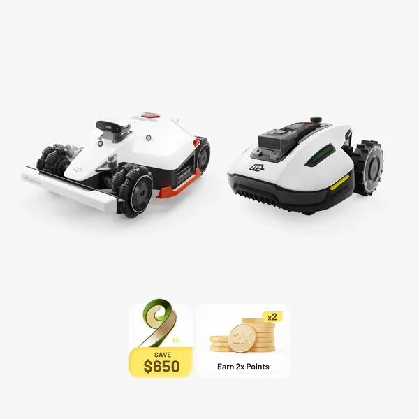 MAMMOTION LUBA 2 AWD 10000X Robot Lawn Mower. Multi-zone &amp; No-go-zone Managements.