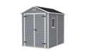 Manor Shed 6x8ft Double Door - Grey