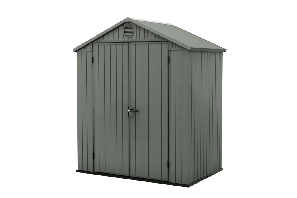 Darwin Shed 6x4ft Double Door - Green